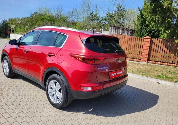 Kia Sportage cena 64900 przebieg: 143257, rok produkcji 2017 z Warszawa małe 631